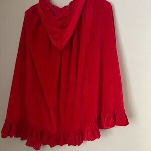 Red Riding Hood Velvet Cape